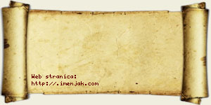 Paja Adamac vizit kartica